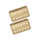 thumbnail image 5 of 2 uds. de cubierta de pastilla de guitarra de cobre, pastilla de cuello y puente, espaciado de poste de 50mm/52mm para accesorios de guitarra , Dorado Hugo Cubierta de camioneta, 5 of 10
