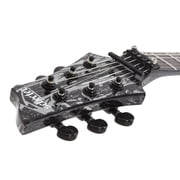 Schecter 1466 Left handed C-1 FR S Floyd Rose Electric Guitar, Ebony Board, Silver Mountain