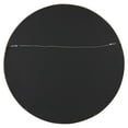 thumbnail image 6 of Kate and Laurel Hutton Round Decorative Modern Wood Frame Wall Mirror, 22 Inch Diameter, Walnut Finish, 6 of 6