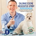thumbnail image 3 of Alpha Dog Series Chlorhexidine Spray for Dogs & Cats, Medicated Skin Relief, 8 fl oz, 3 of 7