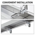 thumbnail image 3 of AKDSteel Concession Shelf, Trapezoidal Edge Stainless Steel Drop Down Folding Serving Shelf For Concession Trailer, 3 of 6