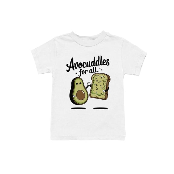 Avocuddles for All: Cute Avocado Youth's T-shirt