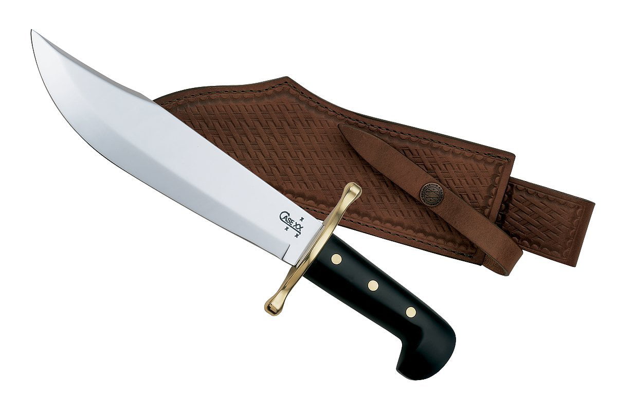 THE OUTBACK HANDMADE D2 STEEL HUNTING BOWIE,MIRROR POLISHED BOWIE WITH SHEATH 