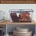 thumbnail image 3 of Bread Box Airtight Bread Boxes for Kitchen Counter, Time Recording Bread Storage Container with Lid, Bread Holder, 3 of 5