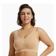 thumbnail image 6 of Comfortable 3-Pack Seamless Sports Bras with Removable Pads – Medium Support Yoga and Sleep Bras for Women, Wire-Free, 6 of 6