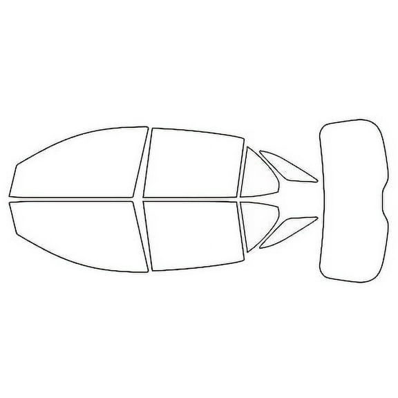 Rvinyl Car Window Pre Cut Tint Kit Back 20% Single Ply Fits Chevrolet Equinox 2018-2025