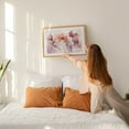 thumbnail image 3 of Ethereal Flower Fantasies Peach Mauve - Painting Floral Flowers Botanical Modern Art Abstract Pastel Surrealism Unframed Wall Art Print 16 x 24 inches, 3 of 7