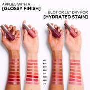 LOreal Paris Hyaluron Tint Lip Stain,217 Smokey Mauve, 0.16 fl oz