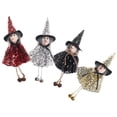 thumbnail image 5 of 4pcs Chic Witch Figurine colgando decoración de Halloween Festival de decoración de brujas, 5 of 5