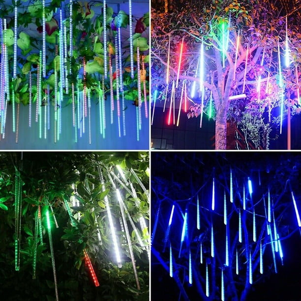 Falling Rain Lights 30CM/50CM Meteor Shower Light, 8 Waterproof Tubes