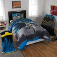 thumbnail image 5 of Batman Plush Blanket, Kids Bedding, 62x90, Neverending City, 5 of 5
