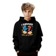 thumbnail image 2 of Tiweut 67 Hoodie for Kids Funny Fashion 6 7 Six Seven Meme Long Sleeve Casual Oversized Christmas Sweatshirt,Black,3-4 Y, 2 of 4