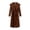 Brown 05, variant on Karymi Rain Jacket Women Solid Collar Wool Blend Long Coat, Self Tie Belt Waist Cinched Long Sleeve Open Front Maxi Length Woolen Trench Overcoat