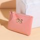 thumbnail image 4 of Monedero de mujer con cremallera de lichi, de piel suave, monedero, cartera, marea, 4 of 6