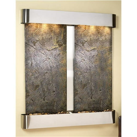 Adagio CFR2012 Cottonwood Falls - Green Featherstone Wall Fountain