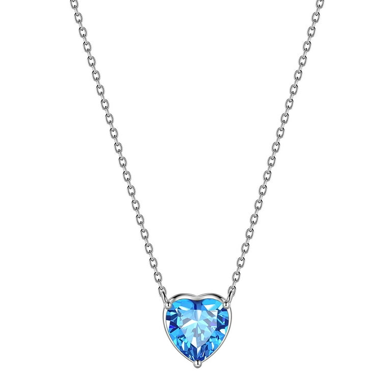 March birthstone necklace best sale walmart
