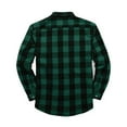 thumbnail image 4 of cocolona Mens Plaid Button Shirts Fall Casual Long Sleeve Turndown Collar Flannel Shirts Blouse with Pockets, 4 of 4