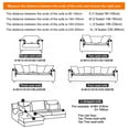 thumbnail image 7 of 1/2/3/4 Seater Elastic Sofa Covers Slipcover Settee Stretch Modern Floral Couch Furniture Protector, 7 of 7