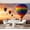 Color 2, variant on Wall Mural Peel and Stick Colorful Hot Air Balloons Floating Ancient Desert Village Sunset Self-Adhesive Wallpaper Removable Wall Decal Wall Sticker Home Decor for Living Room Bedroom 69"x96"