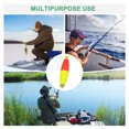 thumbnail image 7 of Uxcell 10-Pack Fishing Bobbers Floats, 3 Inch EVA Foam Weighted Bobbers Clip-on Floats Slip Corks Floaters Strong Buoys [Red Yellow], 7 of 7