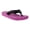 Black/Radiant Orchid, variant on Regatta Womens Catarina Flip Flops
