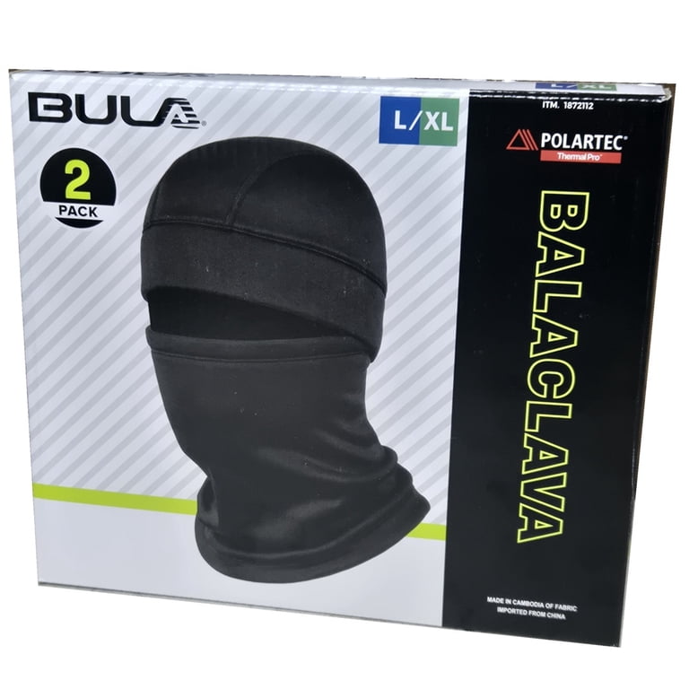 BULA Polartec Thermal Pro Balaclava – 2 Pack (Size L/XL) - Walmart.com