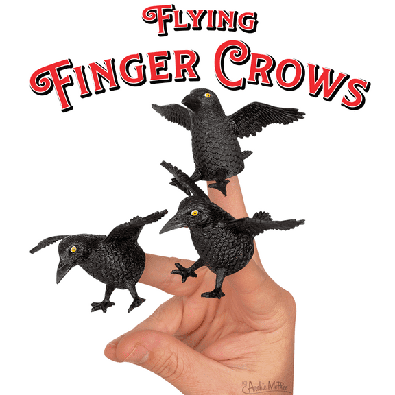 Mcphee 3 Pack Finger Crows Finger Puppets