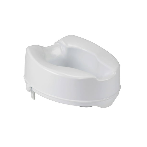 Drive Medical Raised Toilet Seat with Lock, Standard Seat, 6" Walmart