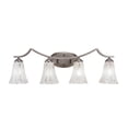 thumbnail image 4 of Toltec Lighting 554-GP-729 Zilo 4 Light Bath Bar, 5.5" Italian Ice Glass, 4 of 4