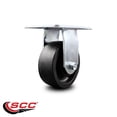 thumbnail image 2 of 5 Inch Heavy Duty Top Plate Glass Filled Nylon Rigid Caster with Ball Bearing, 2 of 2
