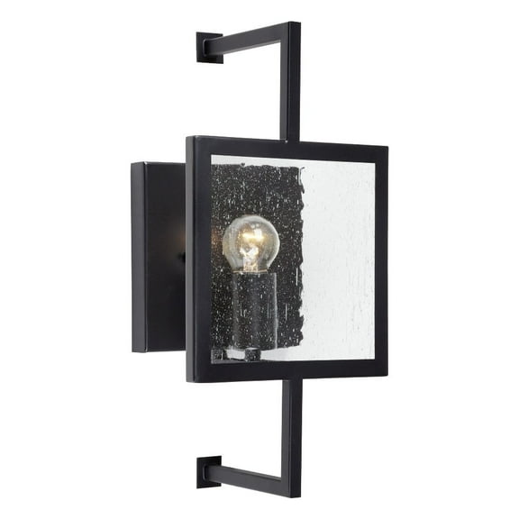 Forte Lighting 5114-01 1 Light 15" Tall Wall Sconce - Black
