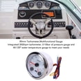 thumbnail image 3 of 85mm 3000rpm Tachometer, 7 Color Backlight Hour Meter Gauge, High Precision Readings, Compatible with Various Vehicles, Easy Installation,  Design, Ideal for Car RV, 3 of 7