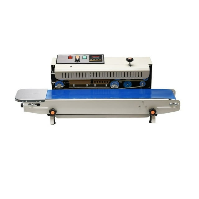 Bag Sealer Heat Seal Sealer Hot Foil Machine Bag Sealing Machine FR-900 Tabletop Automatic Sealer Plastic Film Continuous Heat Seal Tool Packaging Machine