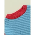 thumbnail image 6 of Suealasg Baby Girl Boy Knit Sweater Long Sleeve Colorful Striped Knitted Sweater 6M 12M 2T 3T Toddler Boy Girl Fall Winter Pullover Sweater, 6 of 8