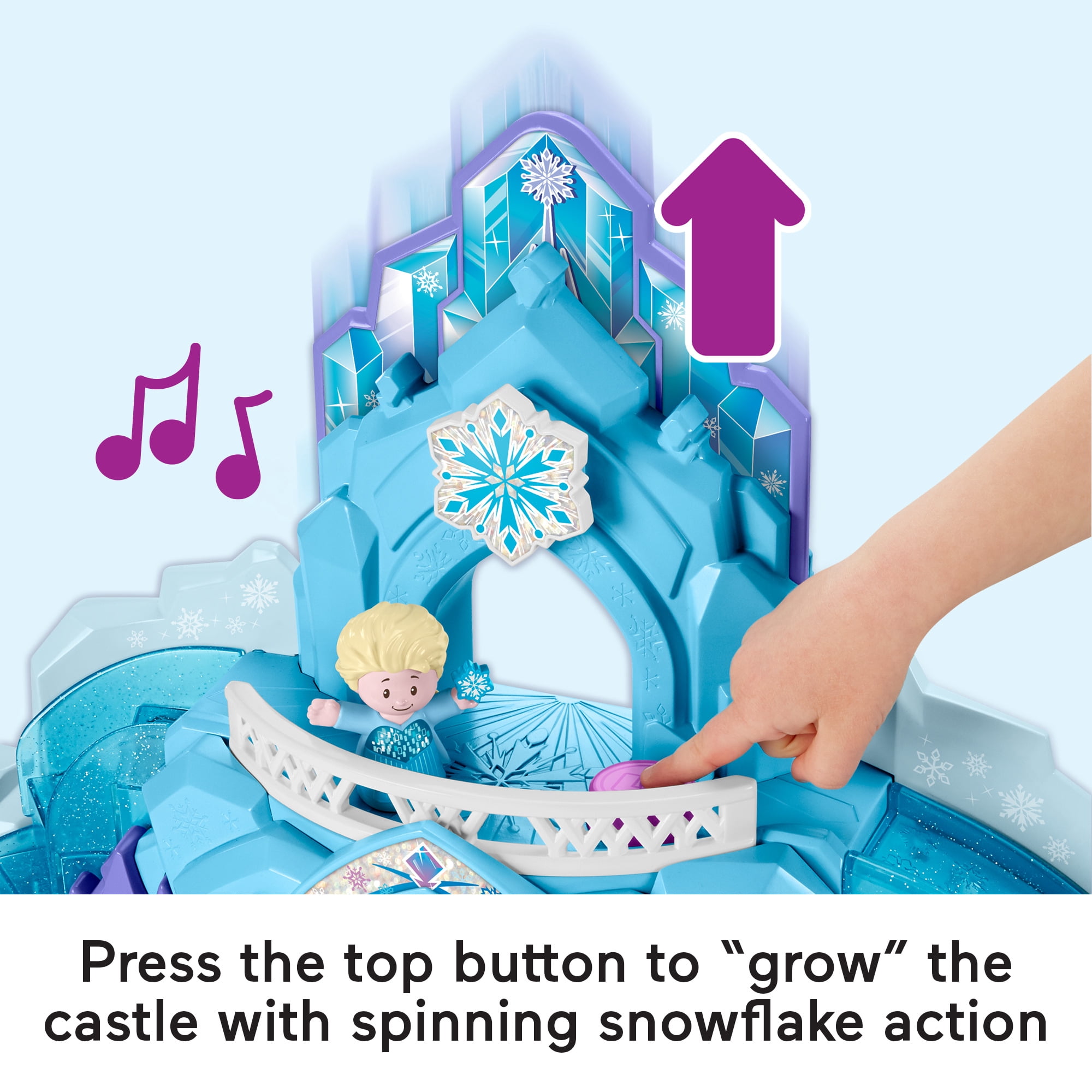 Disney Frozen Elsa’s Ice Palace Little People Toddler Musical Playset with Elsa & Olaf Figures