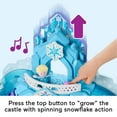 thumbnail image 5 of Disney Frozen Elsa’s Ice Palace Little People Toddler Musical Playset with Elsa & Olaf Figures, 5 of 7