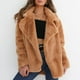 thumbnail image 4 of Chaqueta de Felpa, Abrigo de Vellón de Invierno Puro Color Informal Para de Compras, 4 of 6