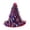 B, variant on AZXY 4th of July Patriotic Tinsel Party Hat with Star Top, Red White Blue Carnival Top Hat for Independence Day Celebrations, Parades and Themed Events, Multicolor