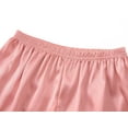 thumbnail image 6 of Beezizac Satin Pajamas for Girls - Dusty Pink Cute Silky Summer Shorts Soft PJ Set Size 16, 6 of 7