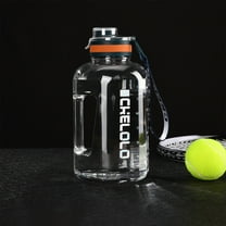 Clearance Boovnll Water Bottles, Ultra-Large Capacity (54 OZ/1600ml) Transparent Plastic Bottle with Handle Leak Proof Big Water Bottle for Home, Office, Gym, Outdoor Sports, Water Bottle