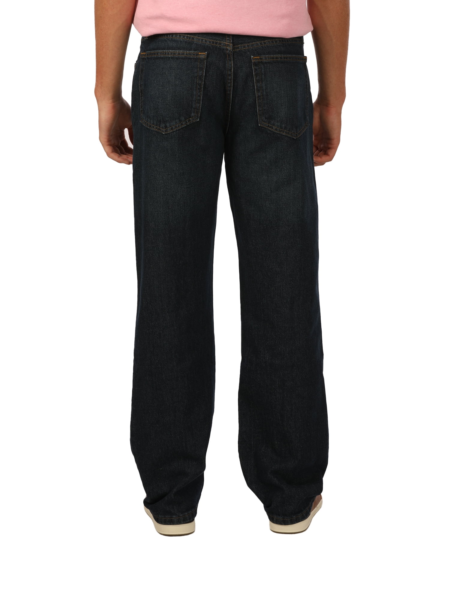 George Men's & Big Men's Regular Fit Loose Fit Jeans, Sizes 29-50