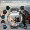 thumbnail image 6 of Mingdaln Military Smart watch for men,1.52'' AMOLED with 120+ Sport Modes/ IP68 Waterproof /Bluetooth Call, Rugged Fitness Tracker ,smartwatch for Android and iPhone devices（Black）, 6 of 6