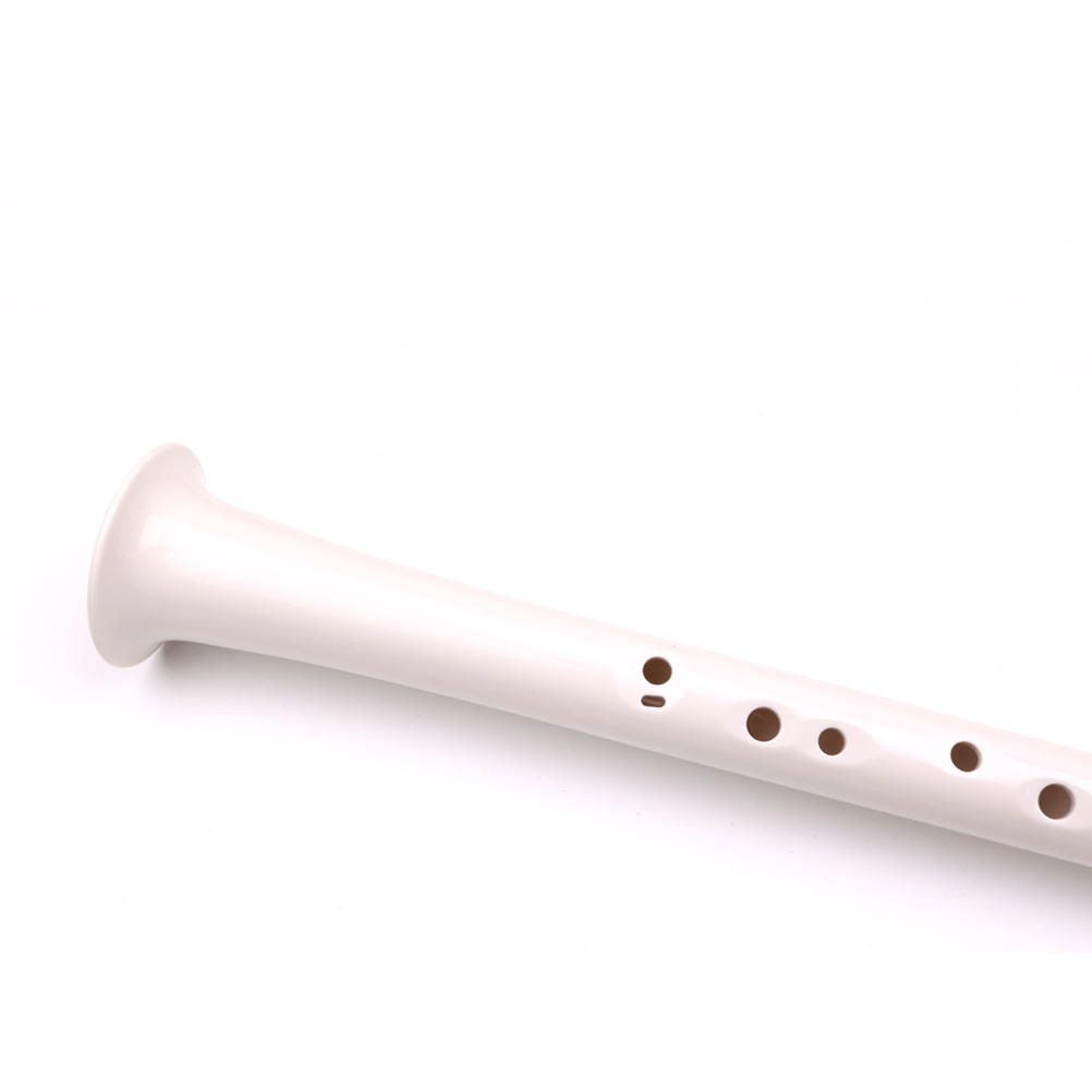 OFFIGAM Little Saxophone 8 Hole Pocket Saxophone White Portable Woodwind Instrument