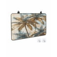 thumbnail image 2 of nqOlkjepod Large Induction Cooktop Protector Mat 24"x21", Navy Blue Brown Palm Tree Stove Top Covers for Electric Stove, Tropical Leaves Vintage Stove Burner Cover Mats, Glass Top Stove Cover, 2 of 8