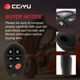 thumbnail image 6 of CCIYU 2PCS Uncut 6 Buttons Keyless Entry Remote Fob Replacement for 04-17 for Toyota Sienna Series with OE ADP12548201S Fits select: 2006 TOYOTA SIENNA CE/LE, 2004-2005 TOYOTA SIENNA XLE/XLE LIMITED, 6 of 7