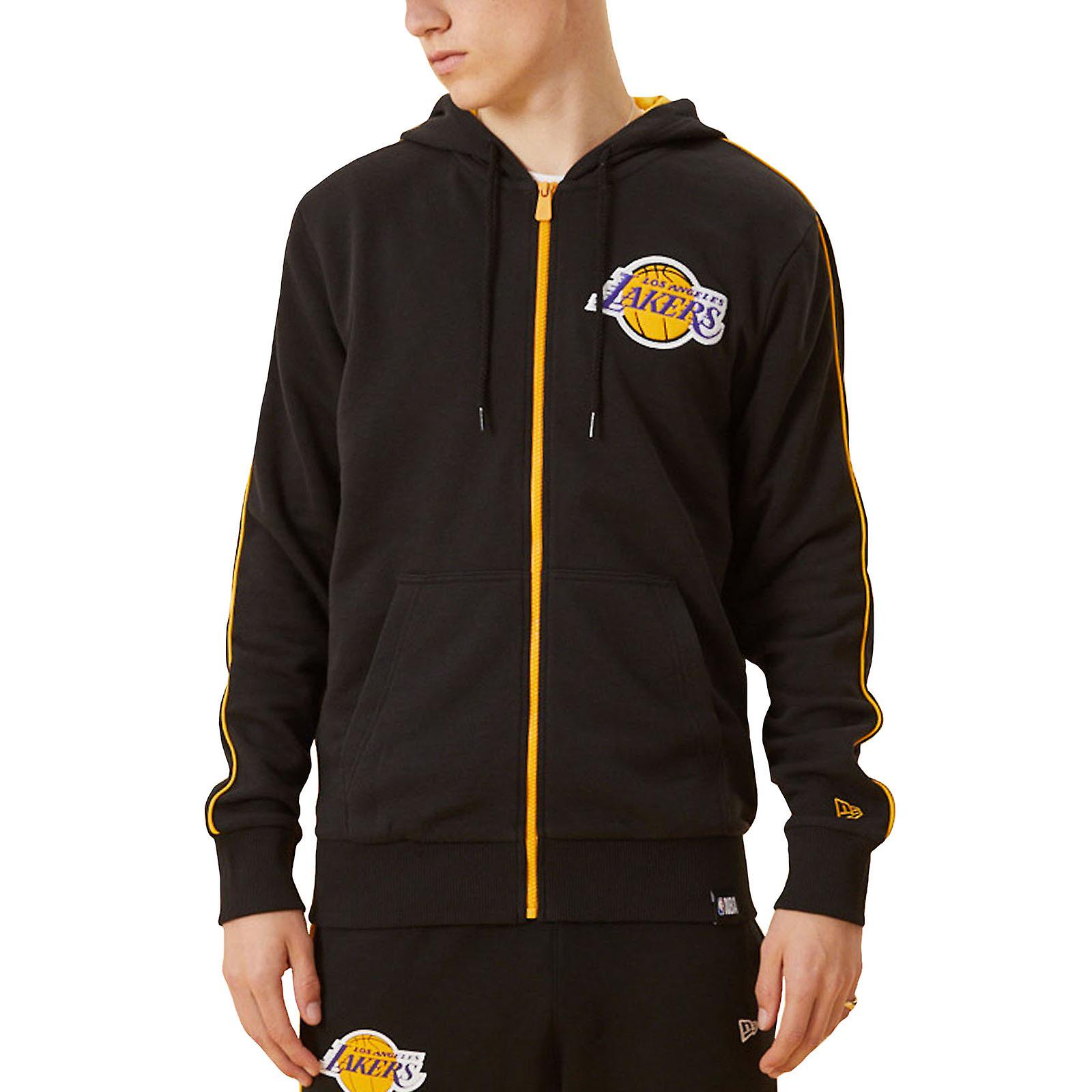 New Era Mens Los Angeles Lakers NBA Contrast Full Zip Sweatshirt Hoodie -  Black | Walmart Canada