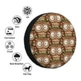thumbnail image 4 of Naloa Beautiful Owl PVC Leather Spare Tire Wheel Cover for Car Truck SUV Camper Trailer Universal Fit many size16 inch, 4 of 6