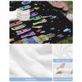 thumbnail image 6 of Happy Birthday Beach Towels Oversized Super Absorbent, Birthday Gifts Cake Balloons Black Lightweight Bath Towel Quick Dry Sets For Bathroom/Pool/Rv Camping/Beach Play/Gym Room/Picnic 35"x70", 6 of 8