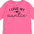 thumbnail image 4 of Inktastic I Love My Auntie Boys or Girls Long Sleeve Toddler T-Shirt, 4 of 5