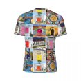 thumbnail image 6 of T Shirt For Men Sports Vacation Mid Century Harajuku Palm Springs Talavera Beach Tees O Neck Vintage, 6 of 7